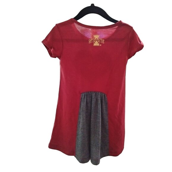 Colosseum Iowa State Size 2T Dress Girls Red Gold Heart Cute Game Day Outfit - Picture 3 of 5